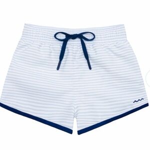 Minnow boys powder blue stripe boardie